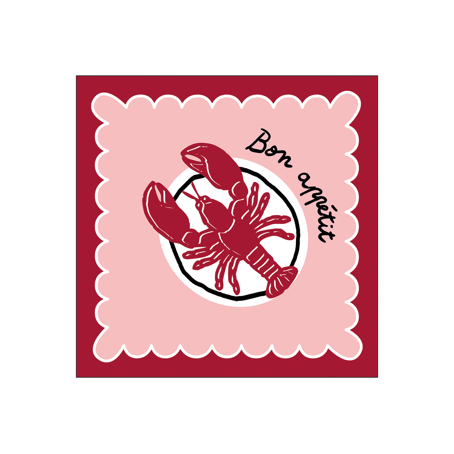 Serviette en papier Homard x20