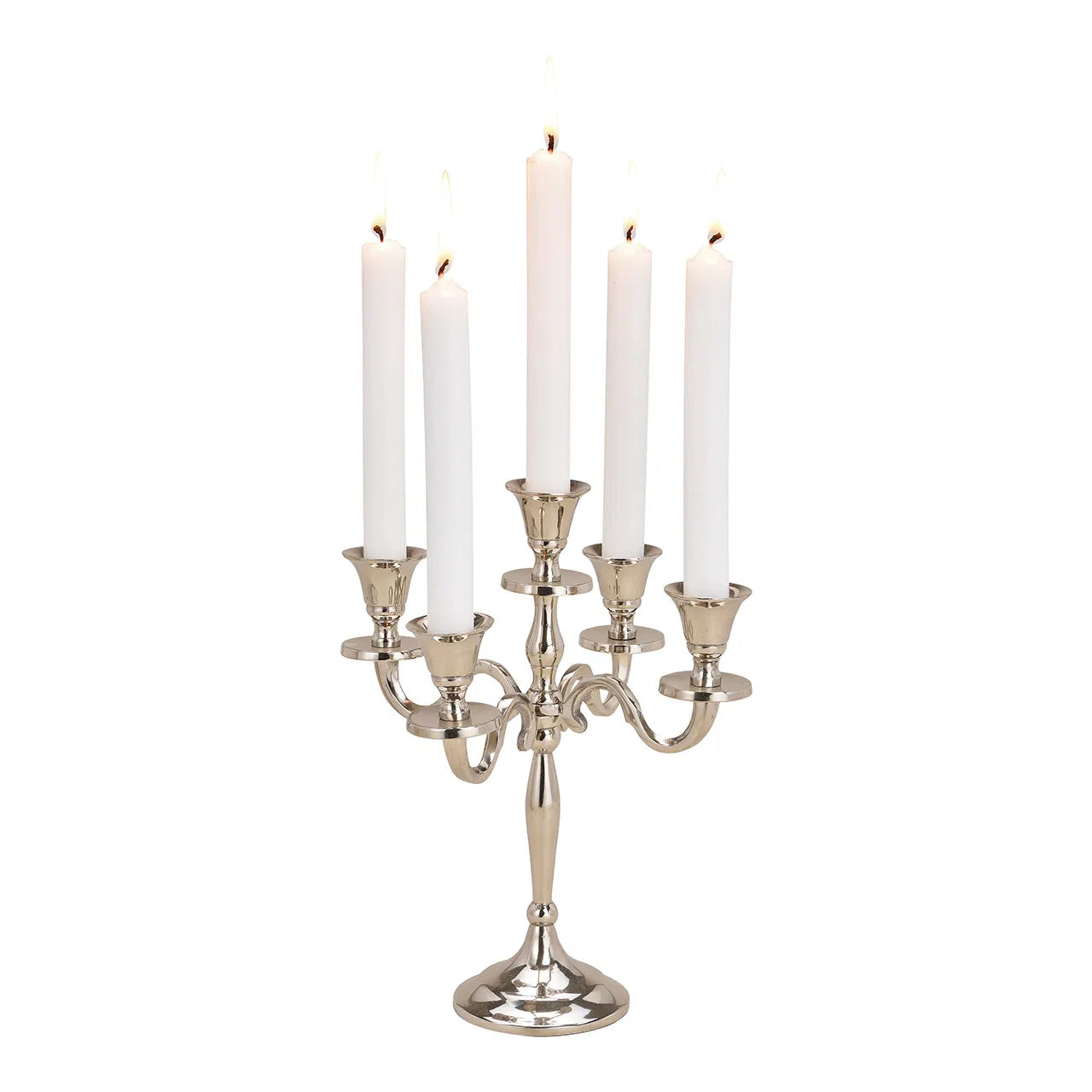 CHANDELIER - 5 branches argenté