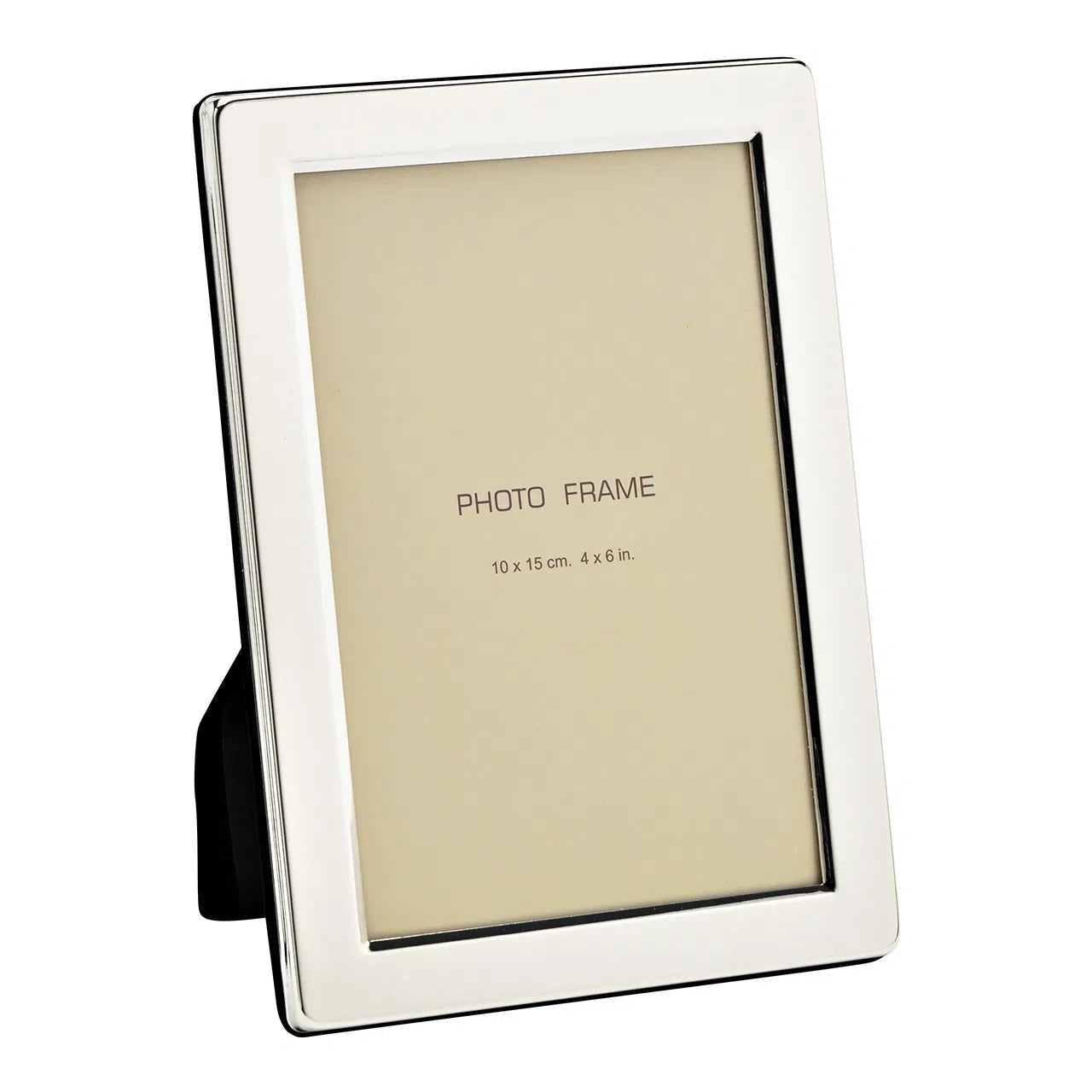 Cadre photo argenté pour photos 10x15cm en métal