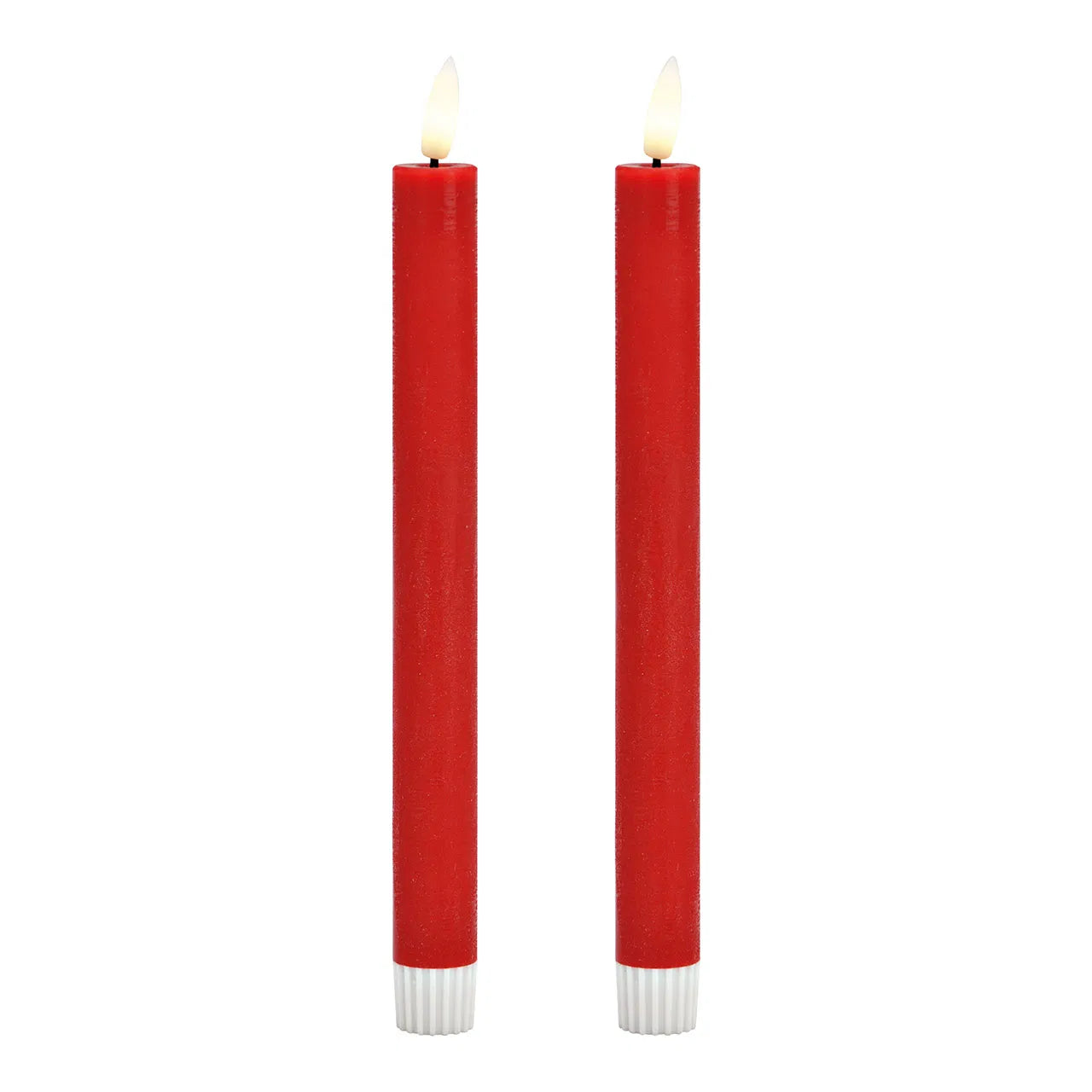 2 bougies LED en cire (couleurs au choix)