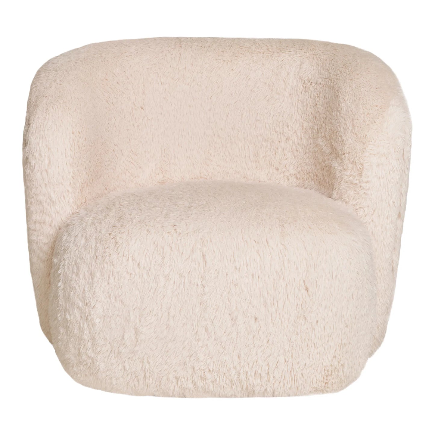 FAUTEUIL Fausse fourrure écru