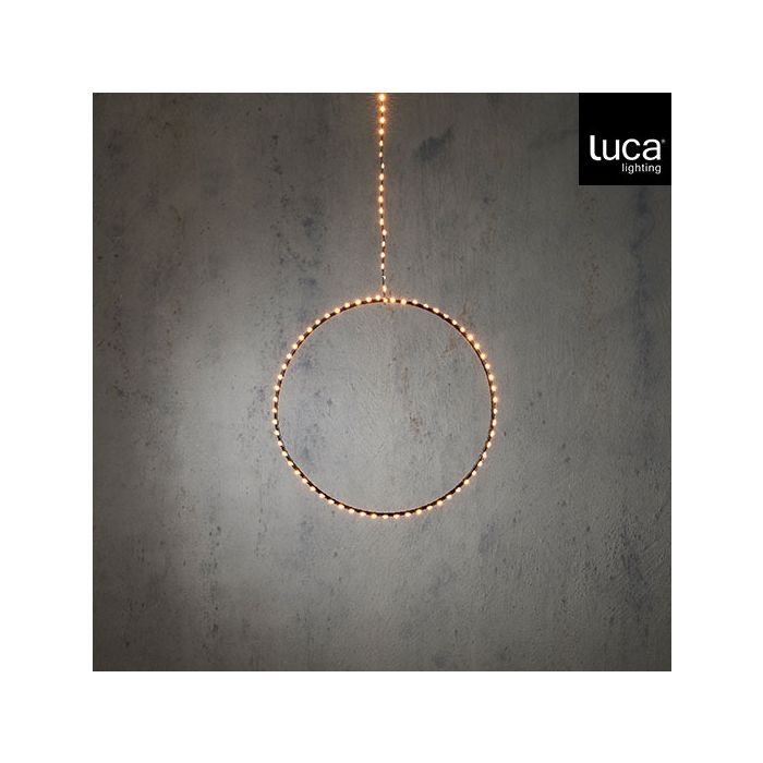 ANNEAU - Cercle blanc chaud 105 led - D 30 cm