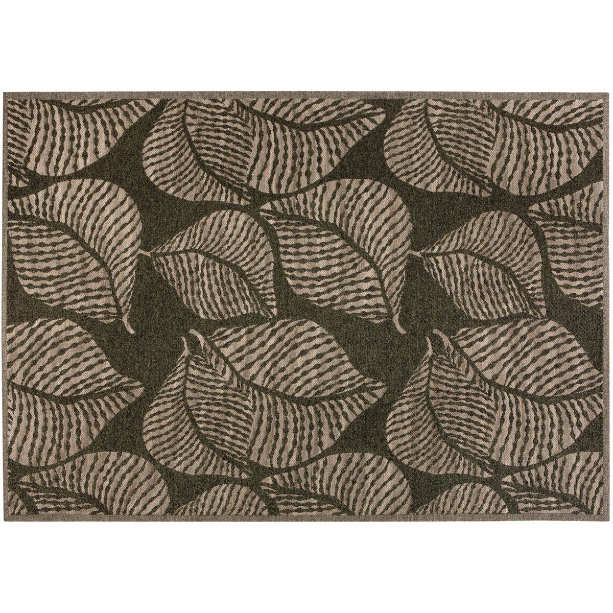 FLORA - Tapis recyclé outdoor Eucalyptus - 160 x 230 cm