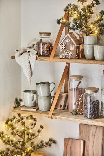 MAISONNETTE DE NOEL - Pain d'épices flocon - Céramique