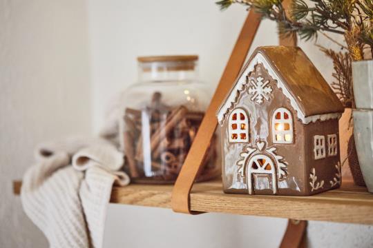 MAISONNETTE DE NOEL - Pain d'épices flocon - Céramique