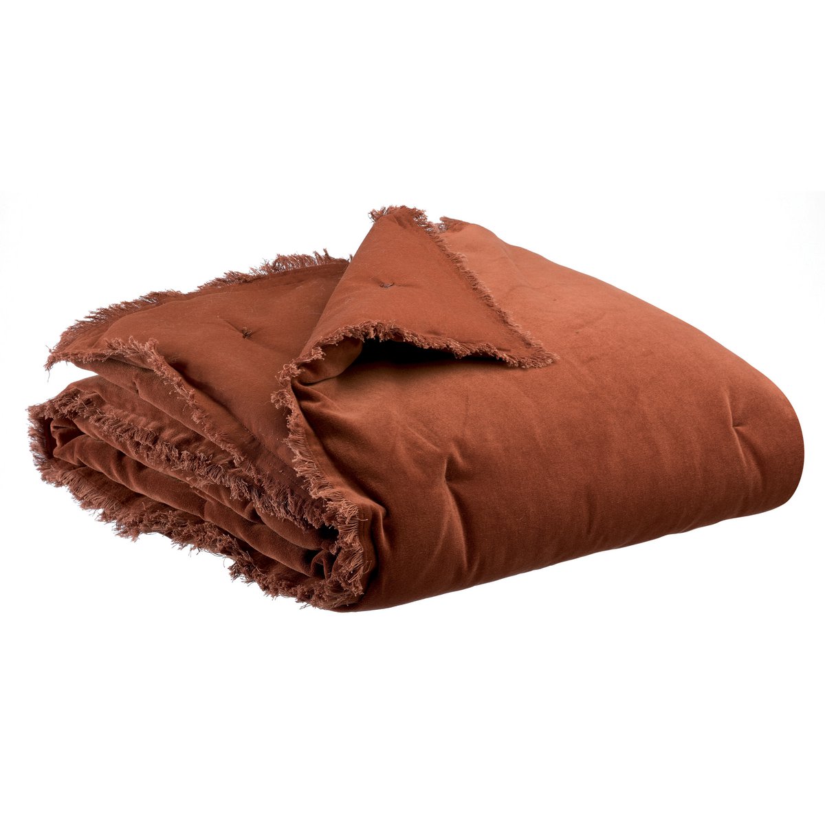 FARA - Plaid uni Caramel 135 x 200