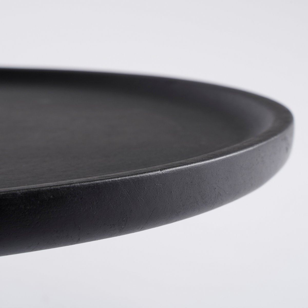 TALLO Présentoir à gâteaux - H10 x Ø30 cm - 100% Bois de manguier FSC - Noir