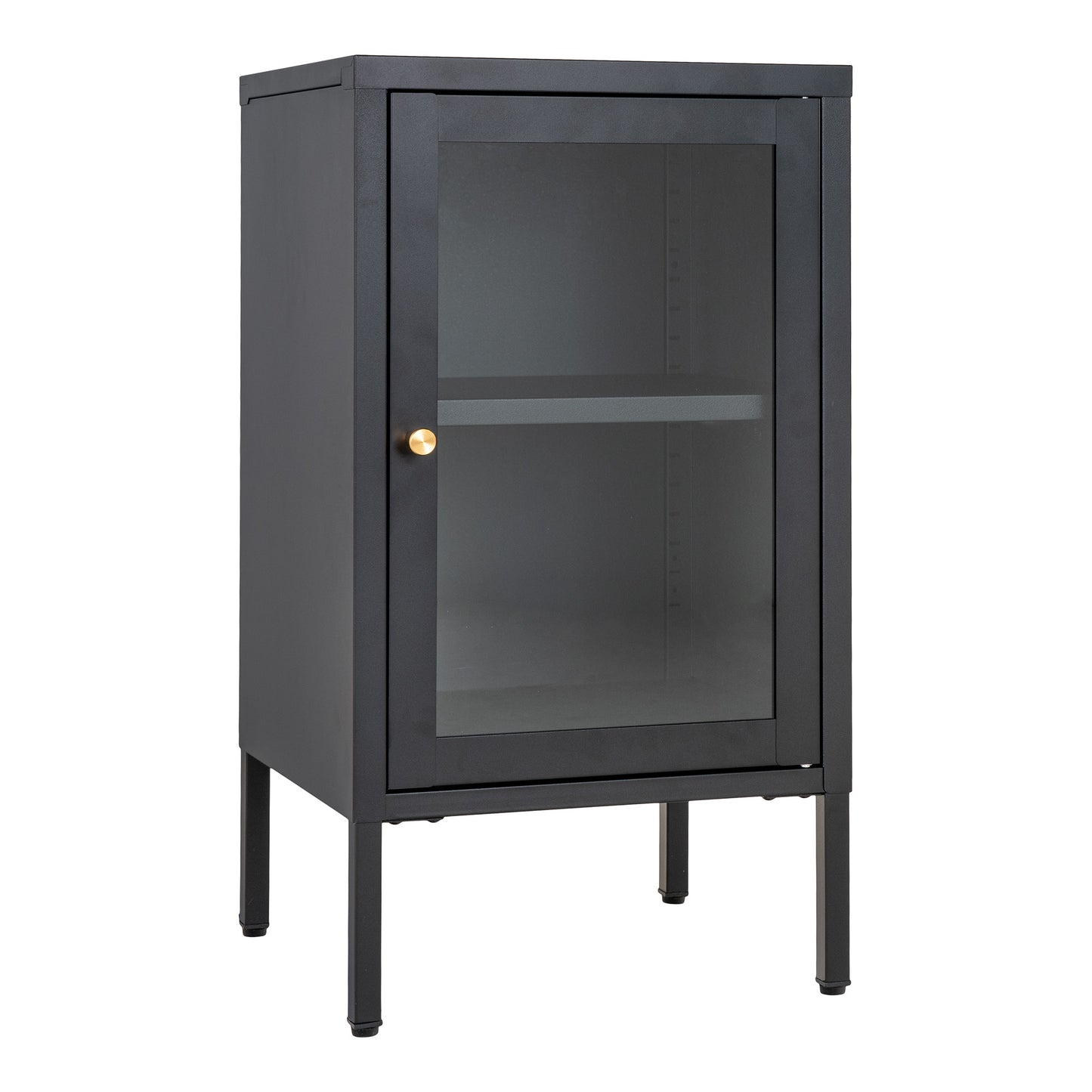 DALBY - Table d'appoint / chevet - métal Noir - H 70 cm