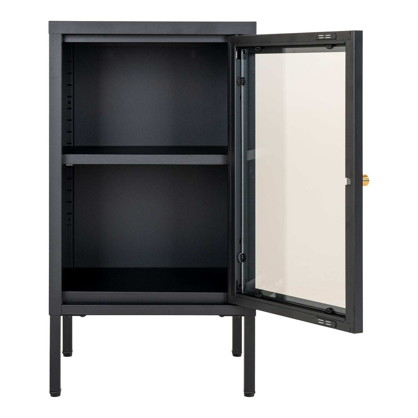 DALBY - Table d'appoint / chevet - métal Noir - H 70 cm