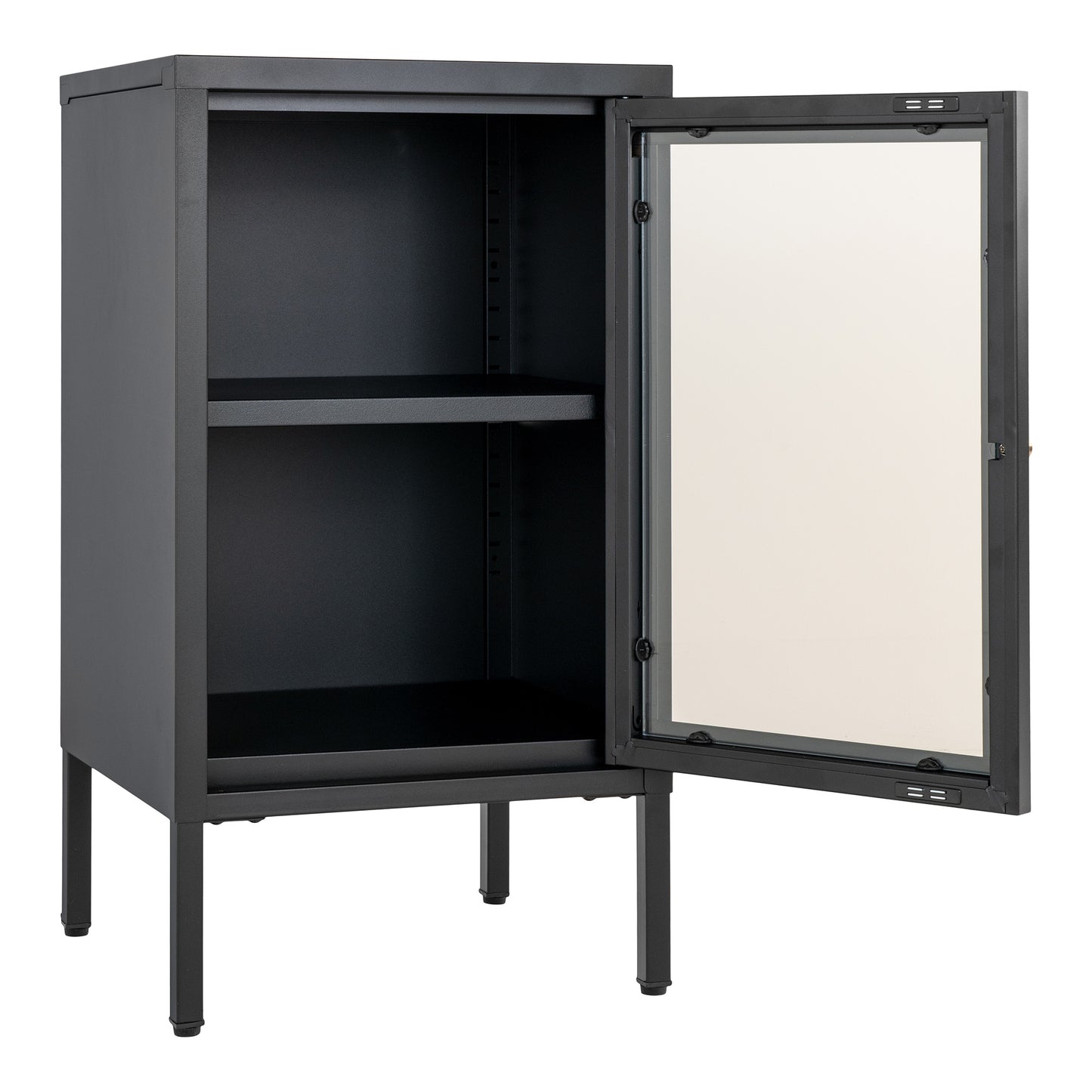 DALBY - Table d'appoint / chevet - métal Noir - H 70 cm