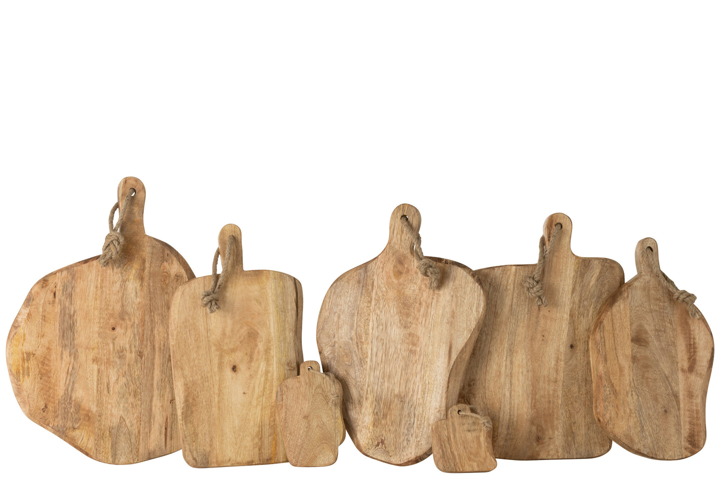 OLGA - Planche ronde bois naturel - long 47,5 cm