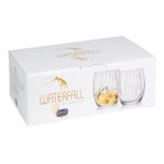 WATERFALL 6 Gobelets cristal 30cl