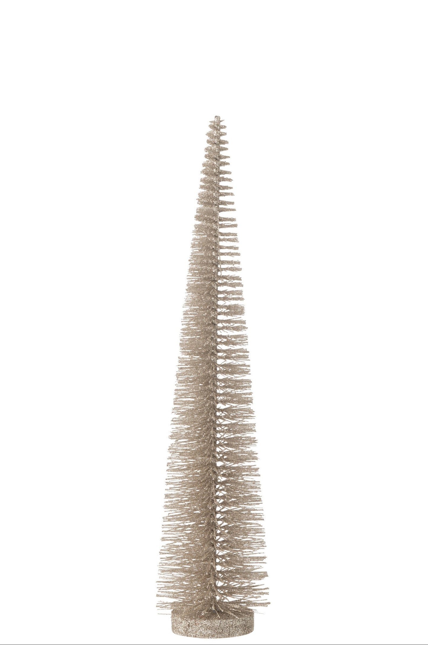 Sapin de Noël paillettes Greige médium - H39cm