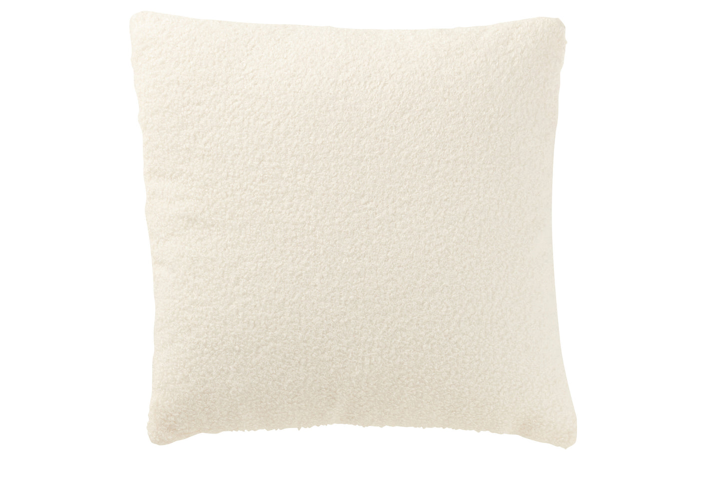 MERRY - Coussin bouclette écru/noir 45 x 45 cm