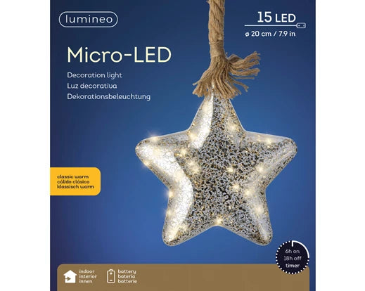 ETOILE - Suspension Micro LED fixe intérieur - D 20 cm