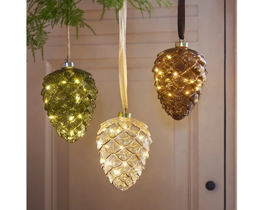 POMME DE PIN - Suspension Micro LED fixe intérieur - D 15 cm