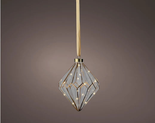 DIAMANT - Suspension Micro LED fixe intérieur - D 16 cm