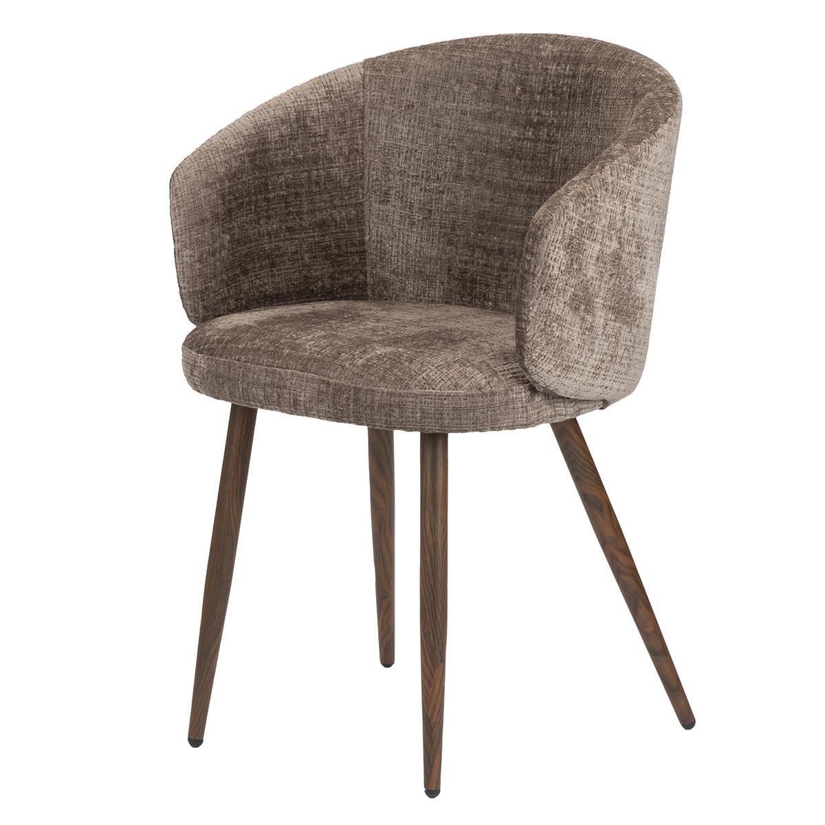 LUNA - Chaise gris (ensemble de 2)