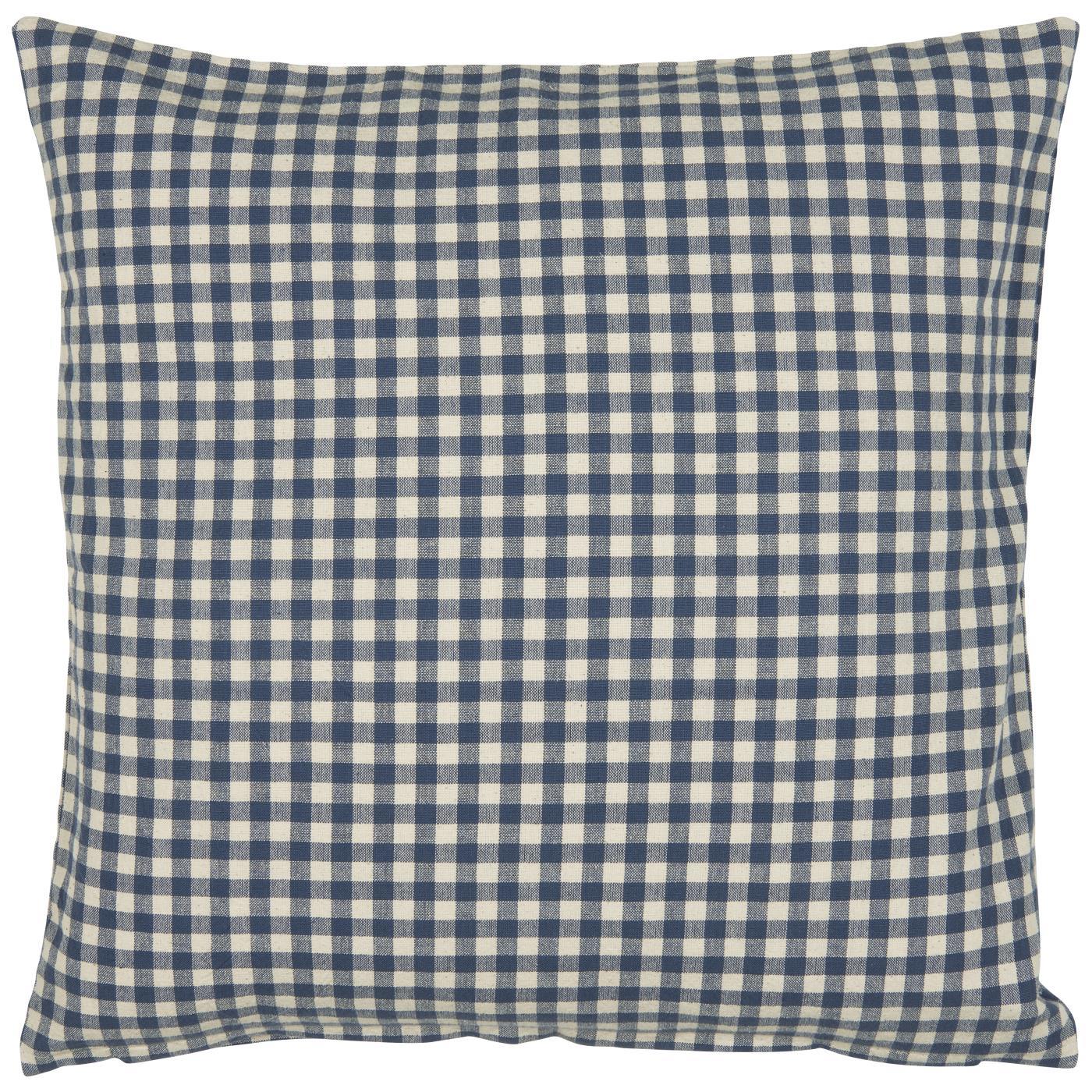 LAGUA VICHY bleu - Coussin 50 x 50 cm