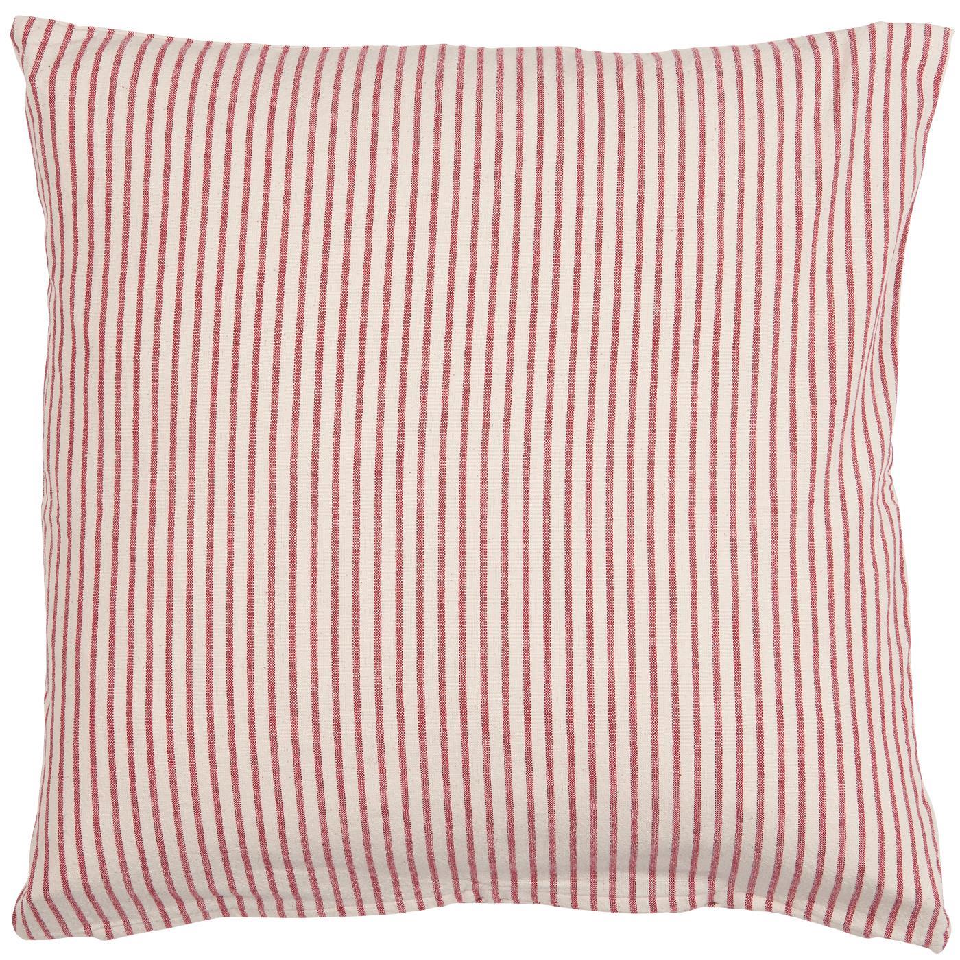 INGRID - blanc/rouge - Coussin 50 x 50 cm