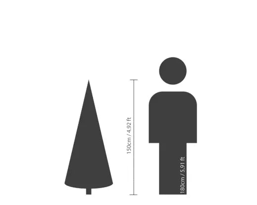 ALLISON Sapin de Noël EVERLANDS haute qualité - H 150 cm