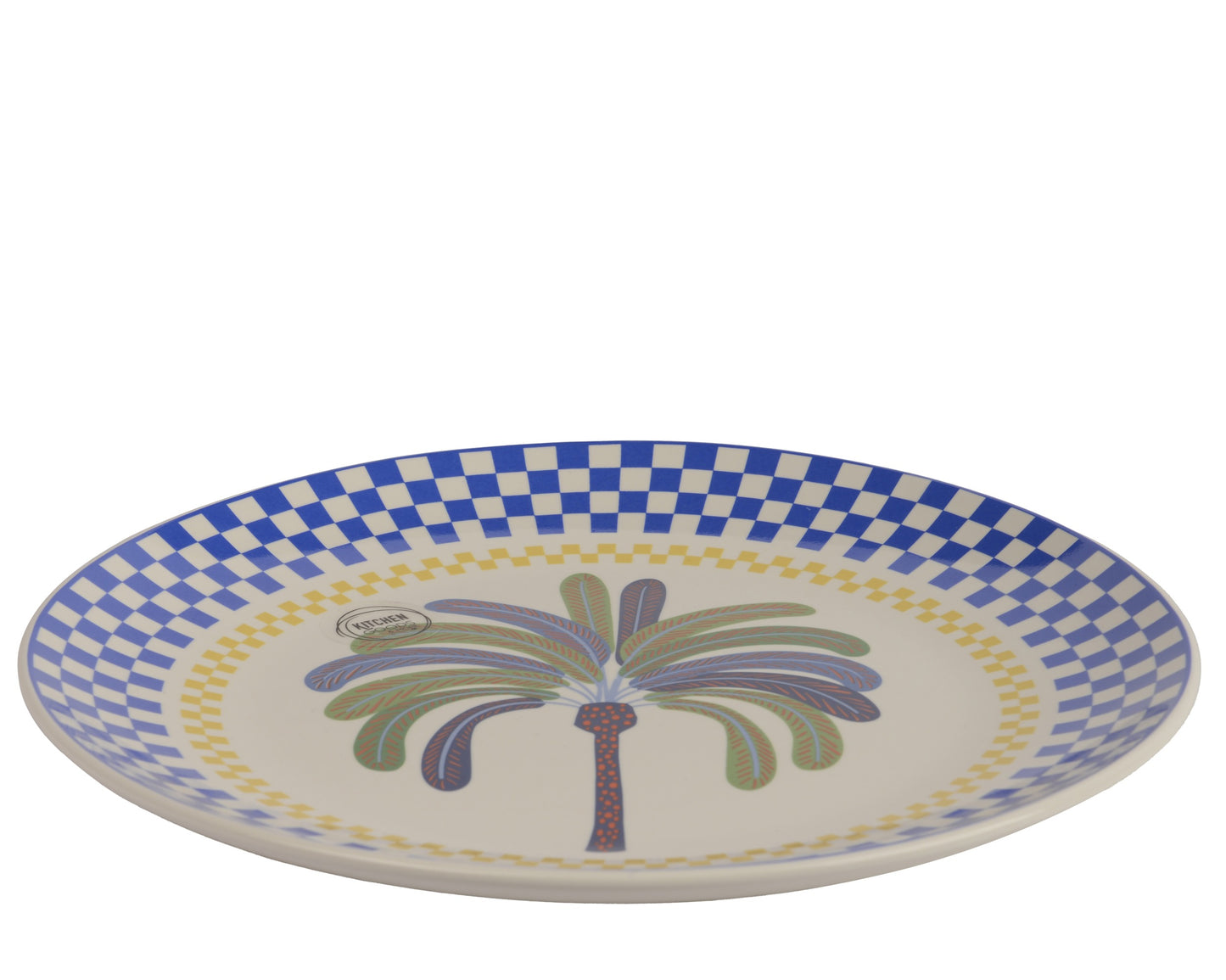 PALMIER BLEU assiette à dessert