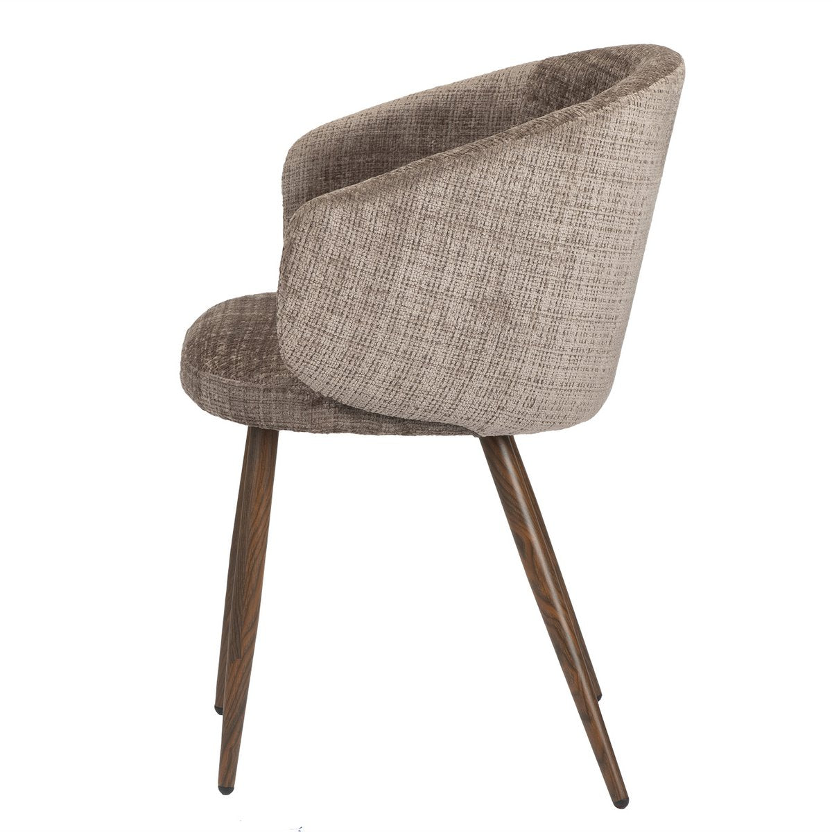 LUNA - Chaise gris (ensemble de 2)
