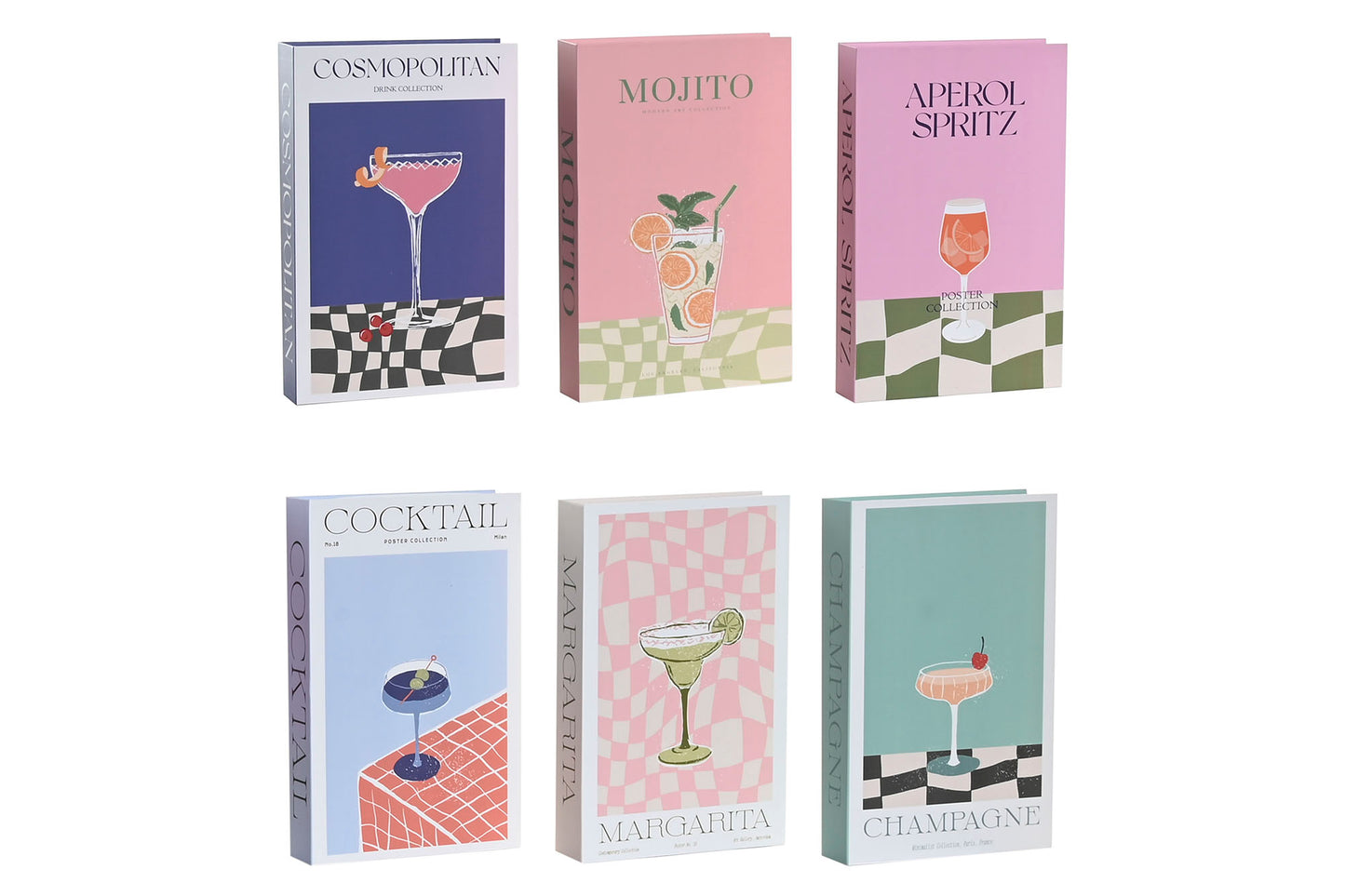 BOÎTE LIVRE COCKTAILS - 6 MOD - carton