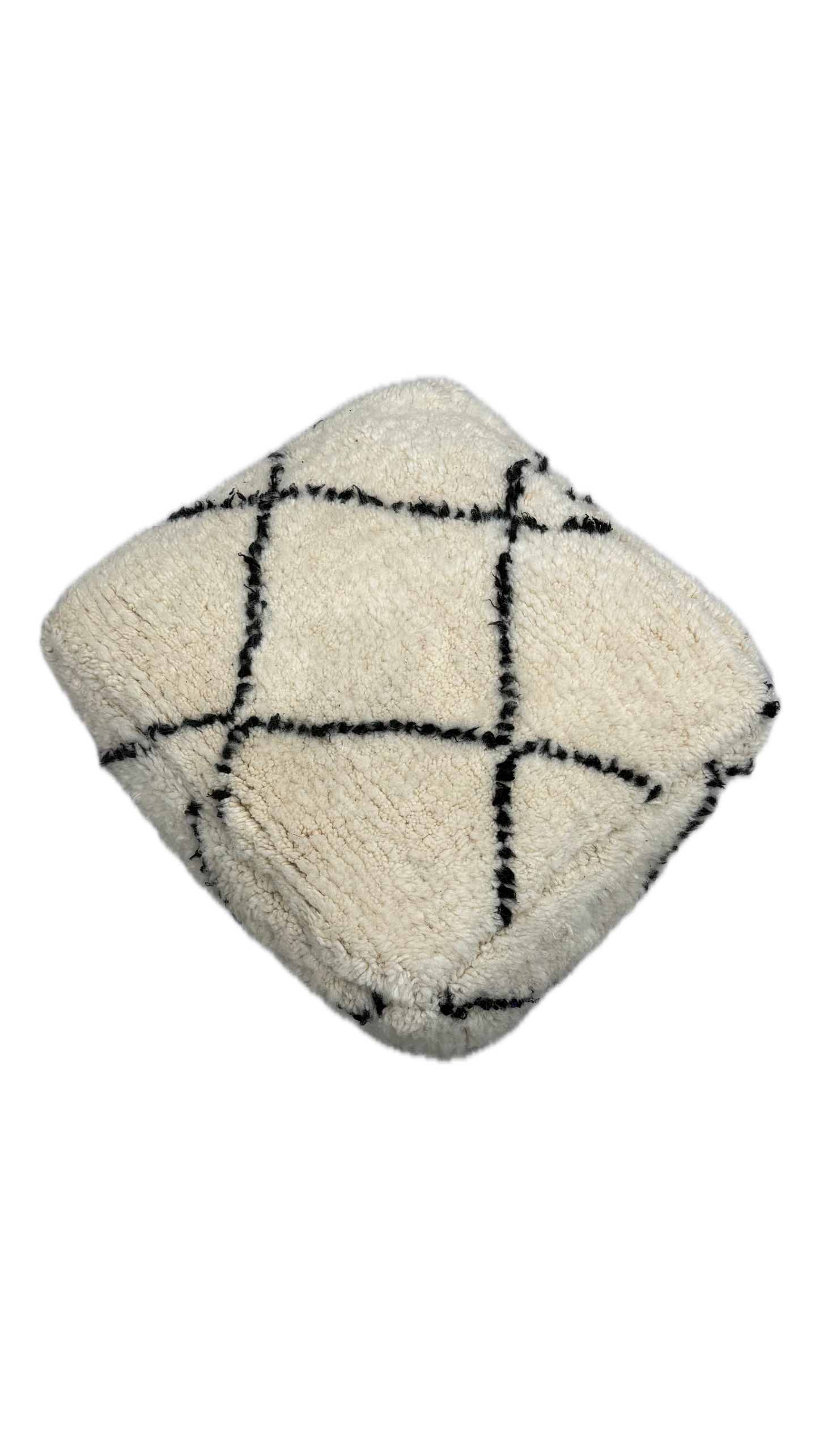 POUF BERBERE en laine Beni Ouarain