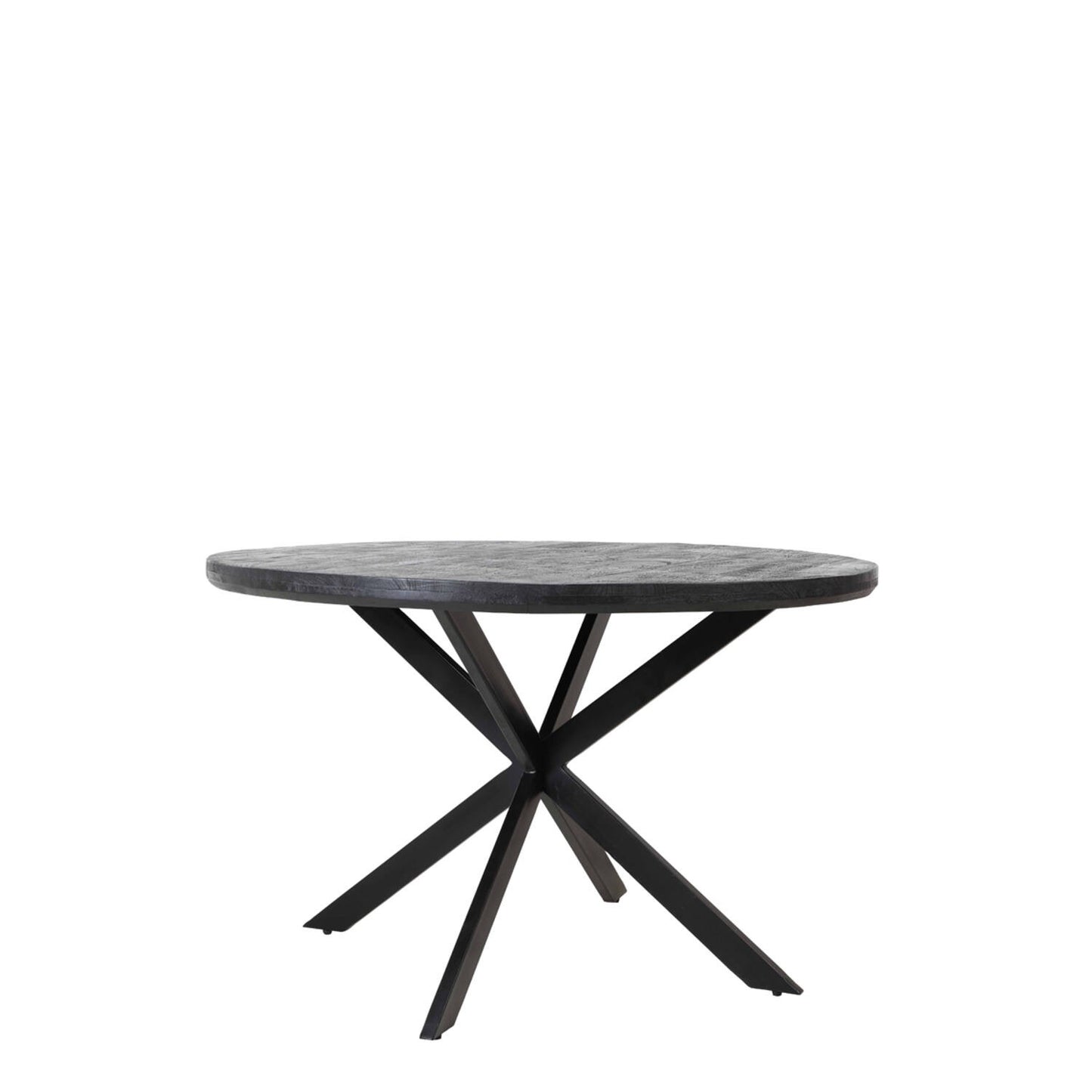 TABLE Bois noir - D 120x76 cm