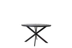 TABLE Bois noir - D 120x76 cm