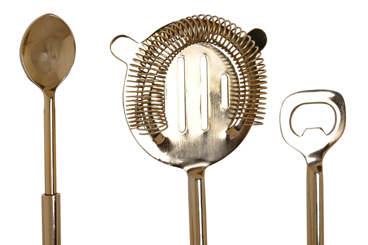 COCKTAIL SET - inox/marbre blanc