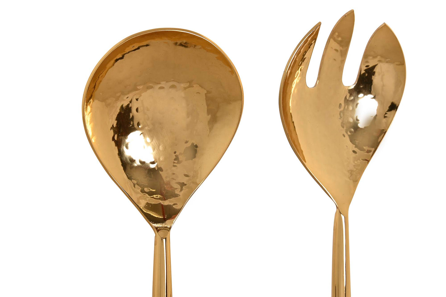 COUVERTS SALADE - Inox doré acacia