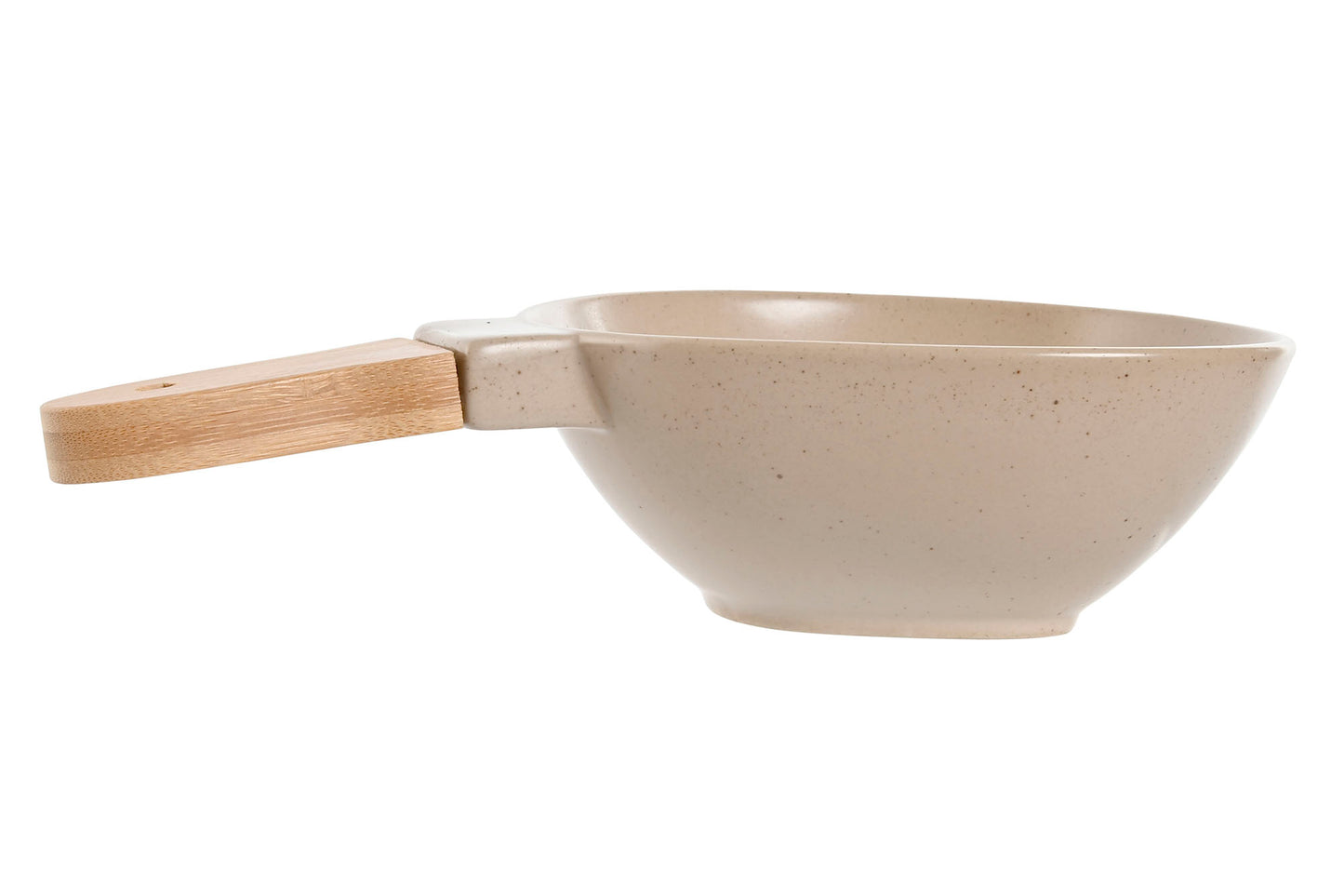 BOL DE PRESENTATION - Grès écru et jaspé bleu