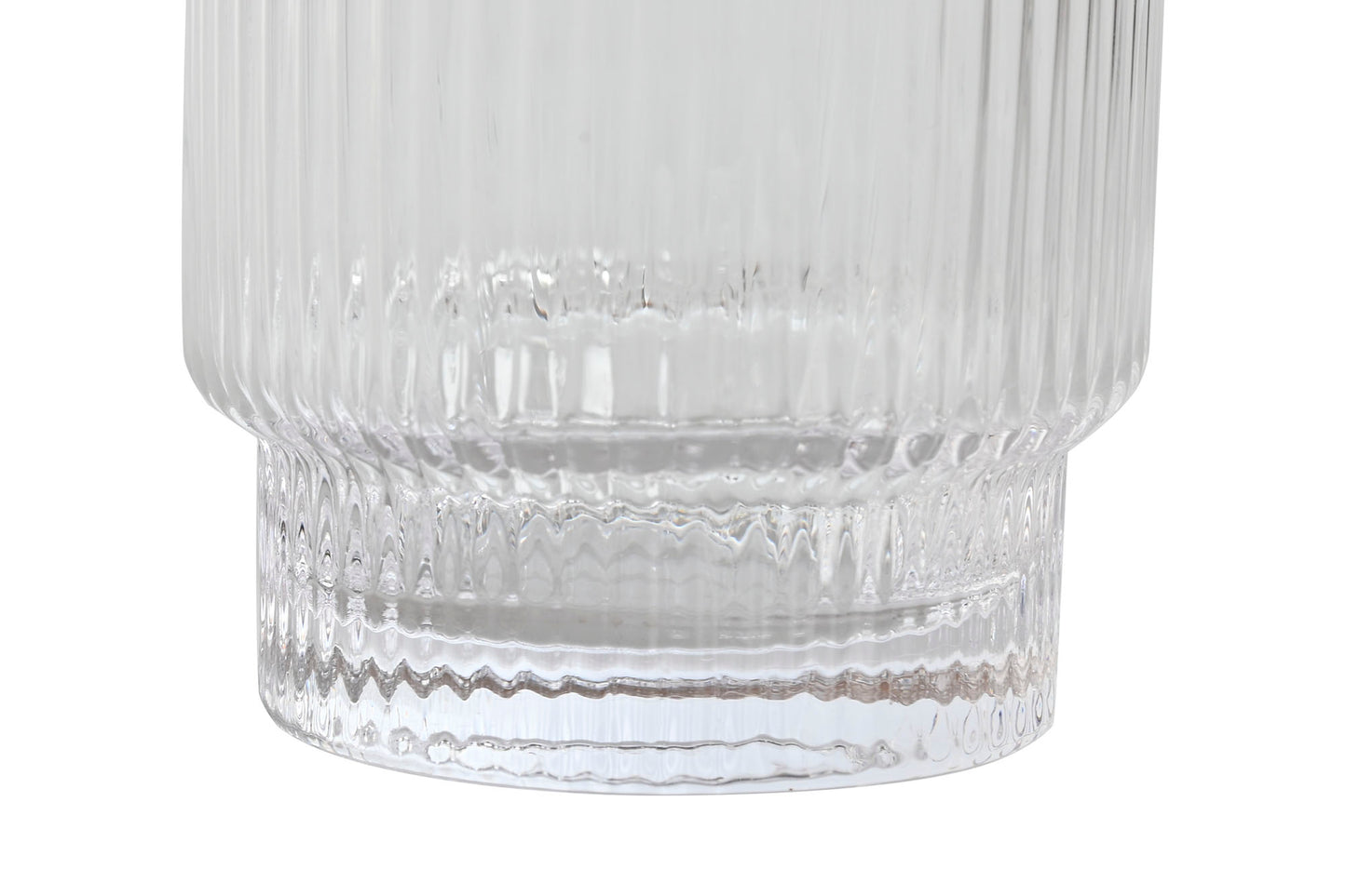 VERRE - Râpé transparent bordure dorée - 320ml
