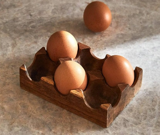 COQUETIER - acacia - 6 oeufs
