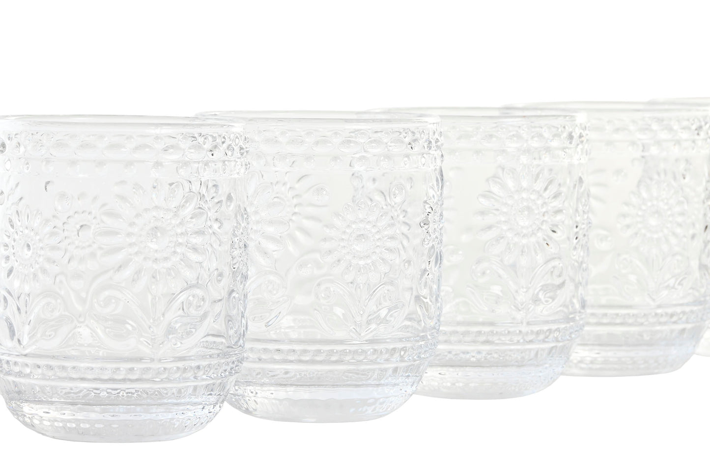 6 VERRES - Marguerites - 360ml