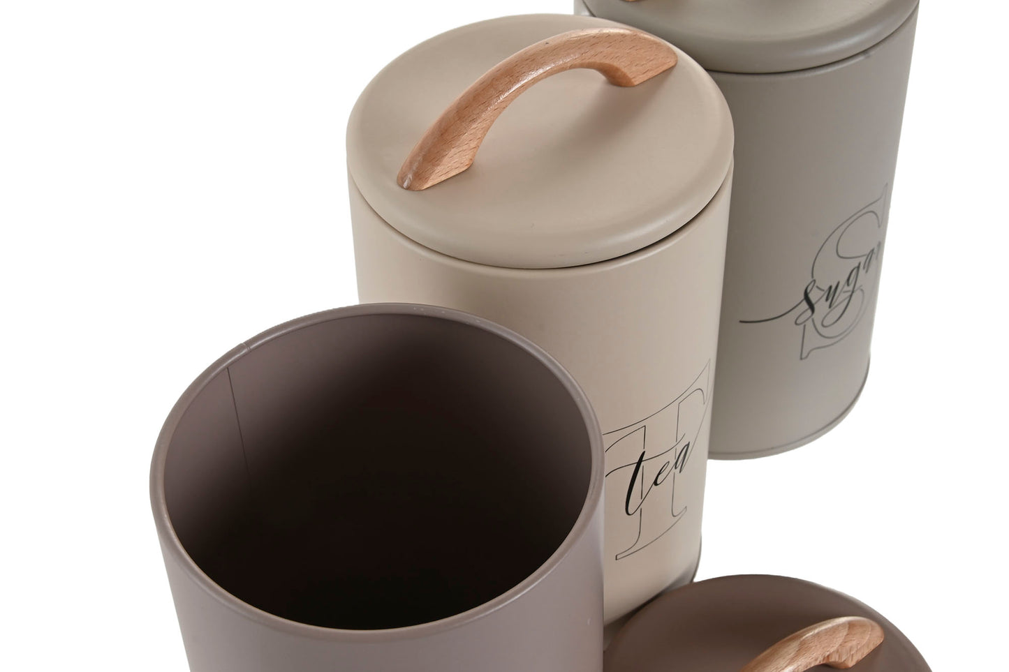 POT - THÉ / CAFÉ / SUCRE - Métal pin