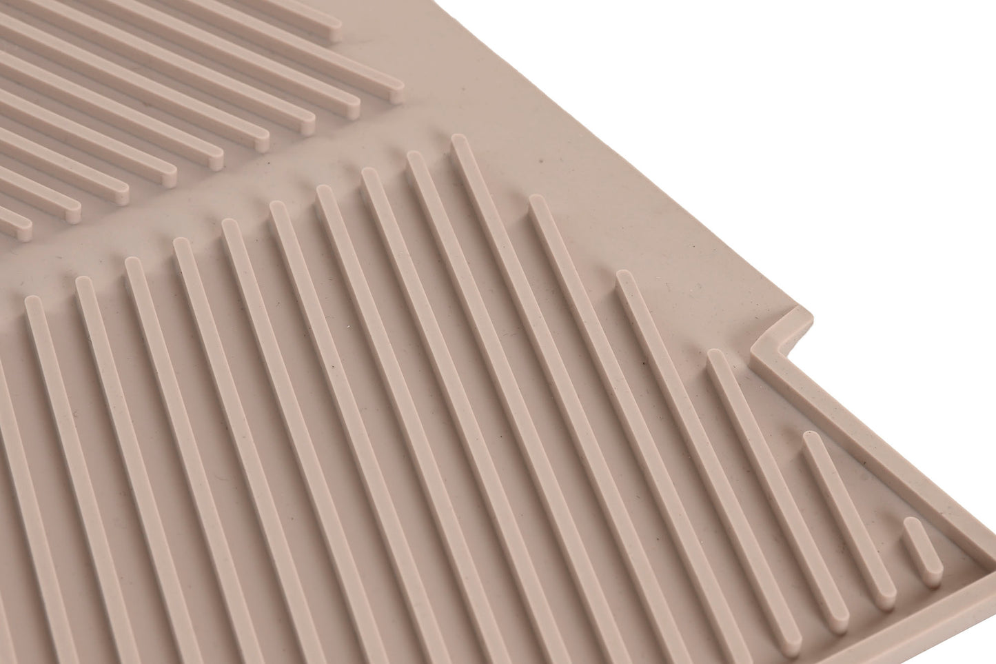 ÉGOUTTOIR - silicone/métal - Beige