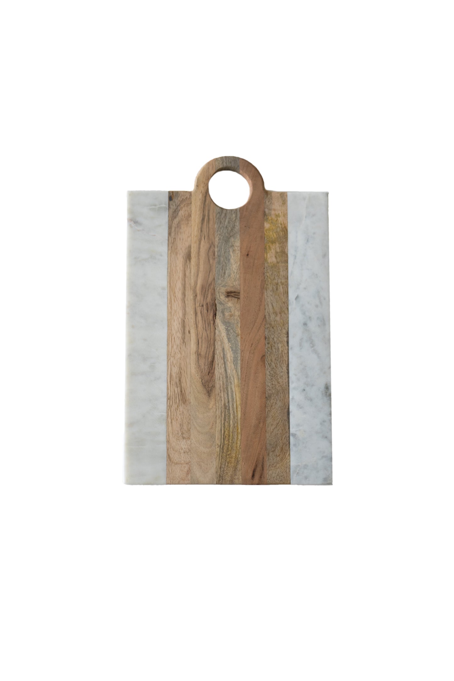 MOA Planche rectangle marbre et bois