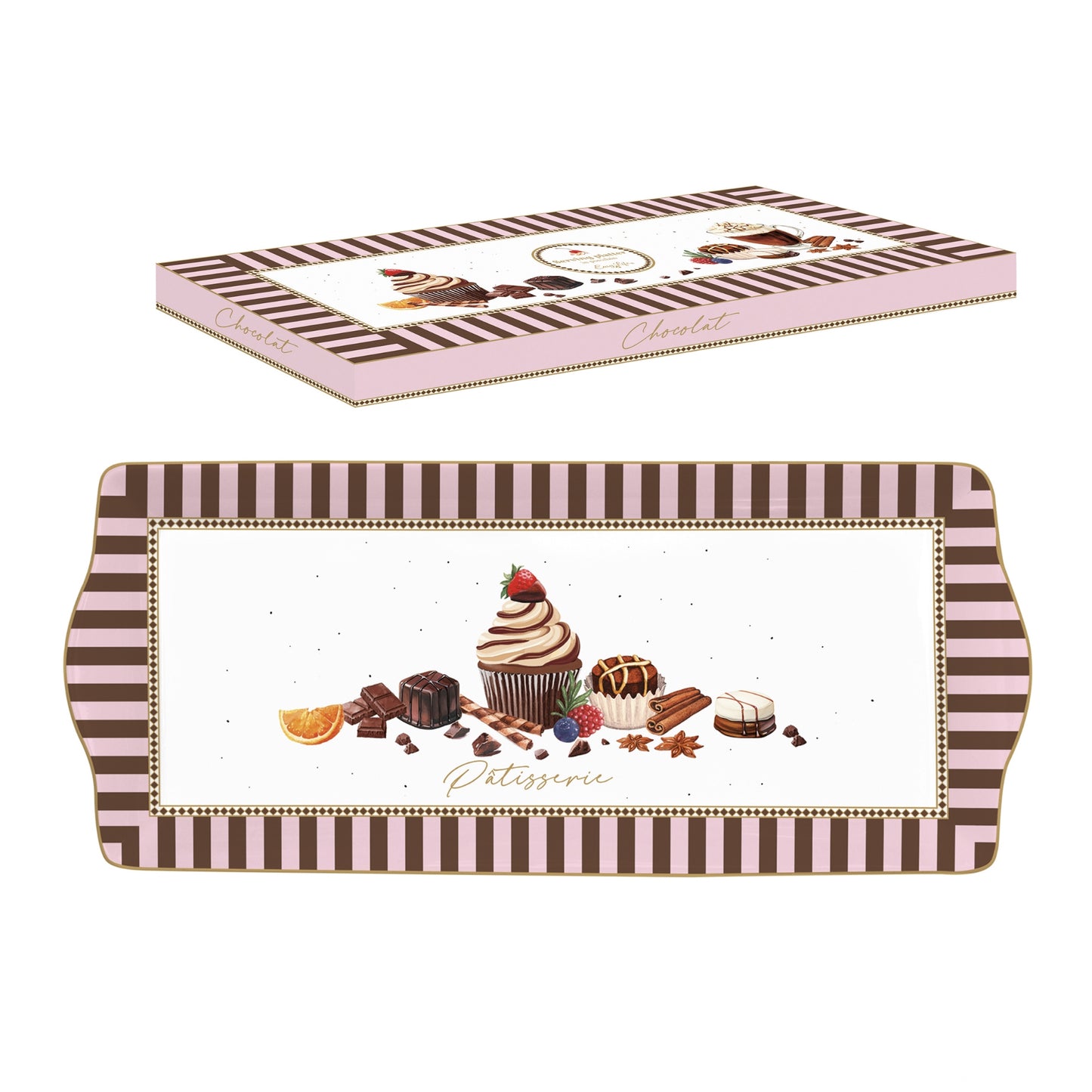 SWEET- coffret plat à cake 35 cm