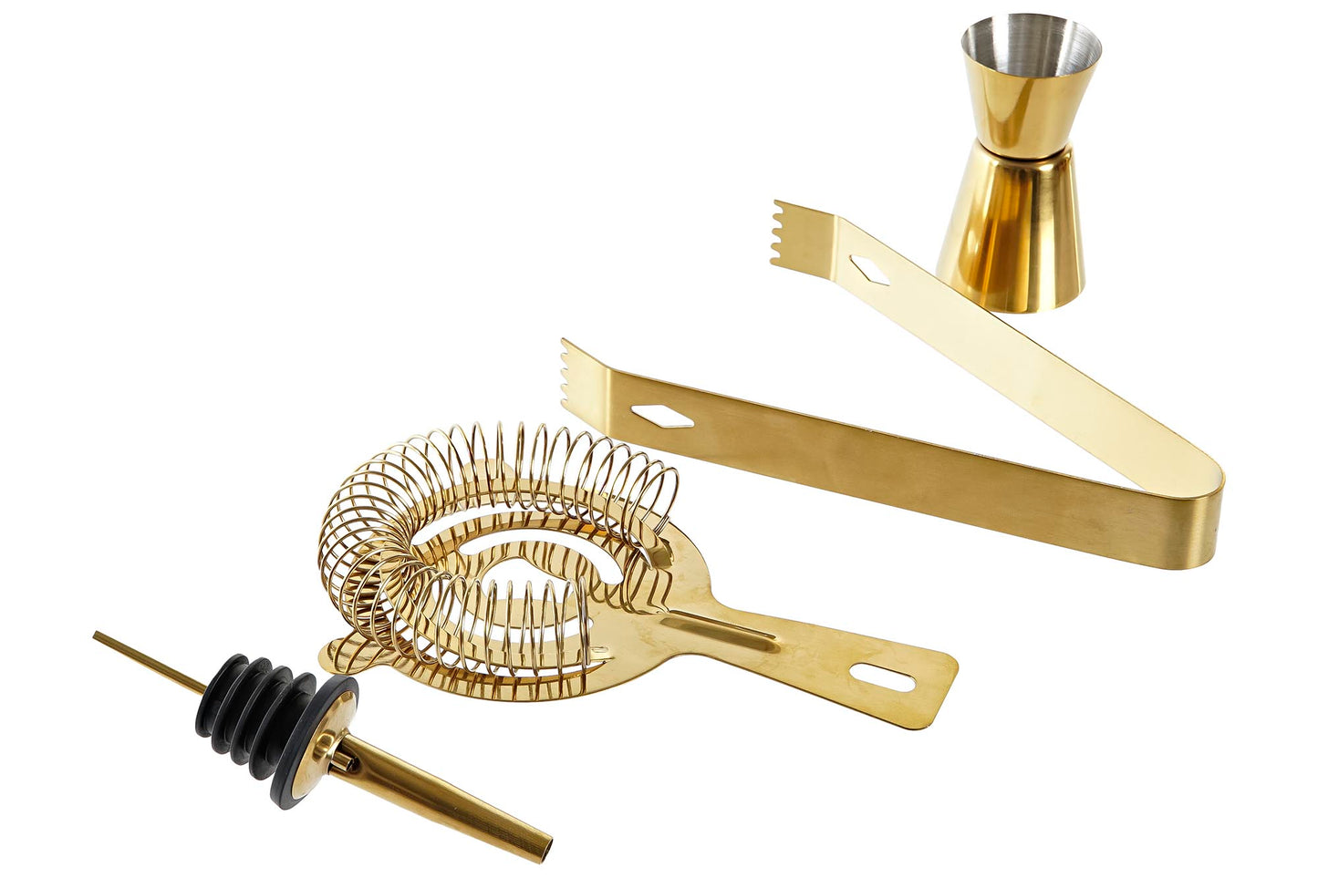 COCKTAIL SET 9 - Bambou inox doré - 750ML