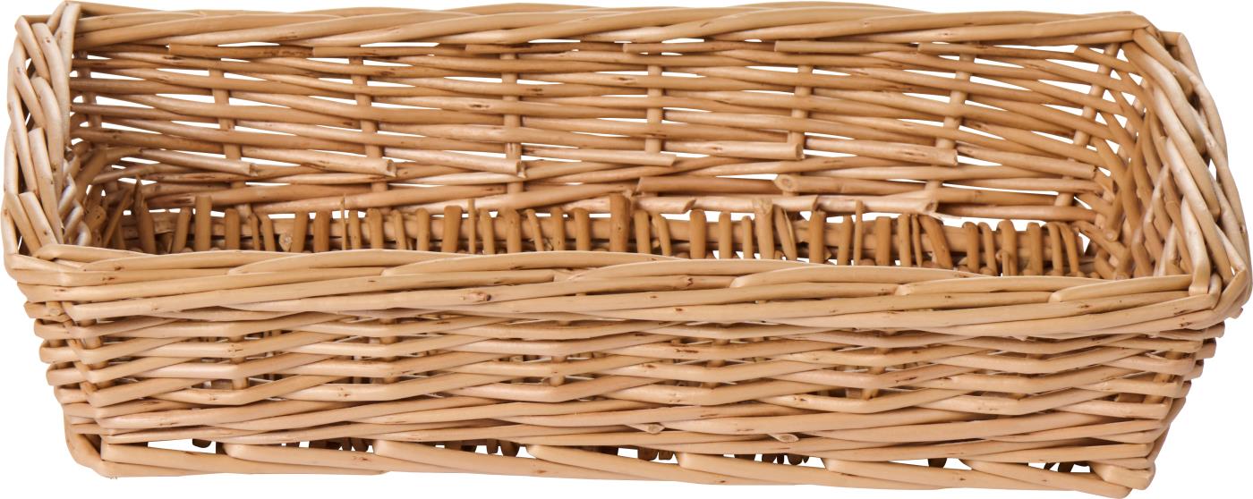 Corbeille rotin pour serviettes papier