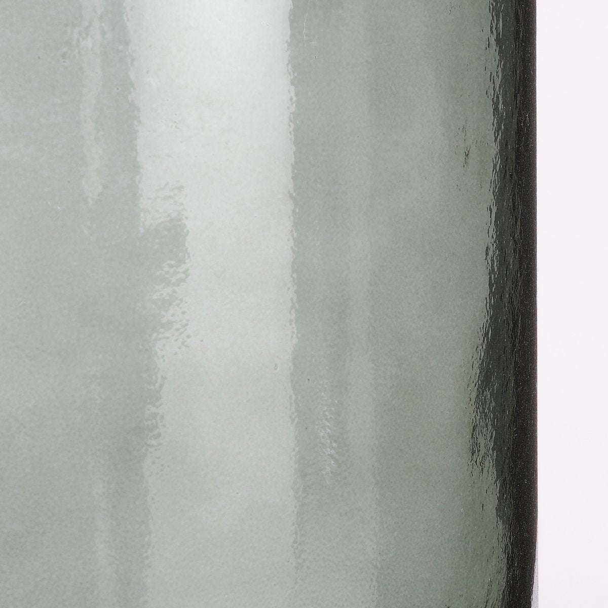 GUAN Vase Bouteille - H75 x Ø25 cm - Verre recyclé - Vert