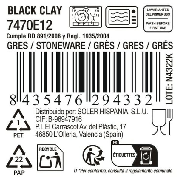 BLACK CLAY - Mini Bol - Diamètre 10 cm