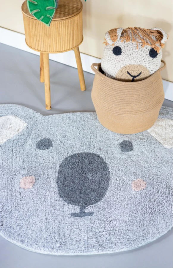 CLEO - tapis gris koala 125 x 100 cm