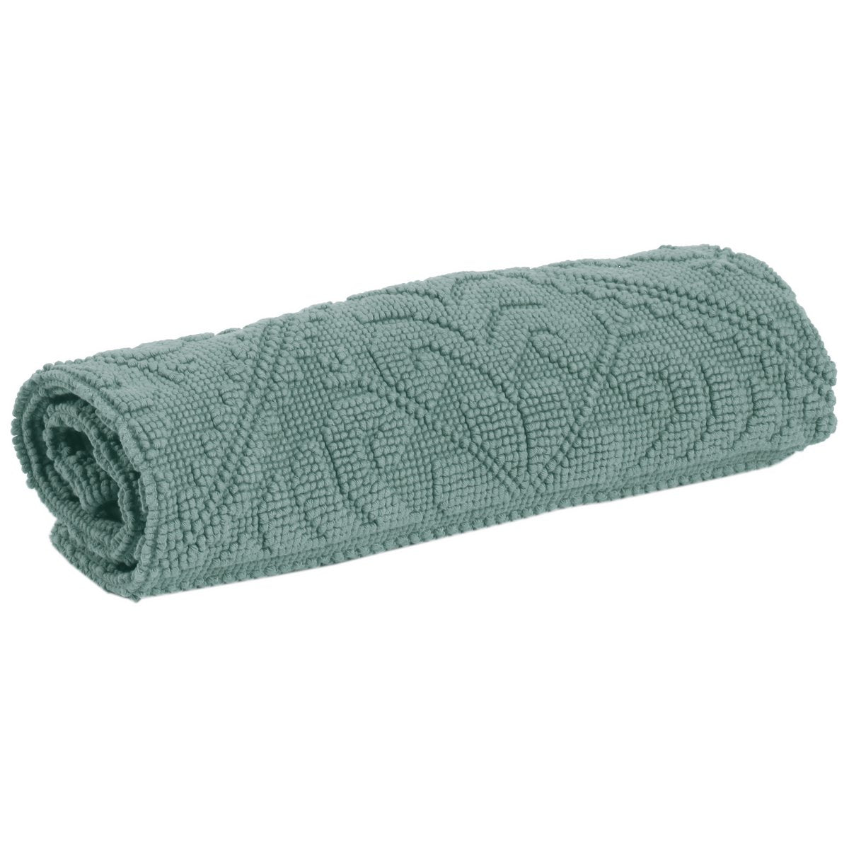 ENZO - Tapis de bain VERT DE GRIS - 70 x 140 cm