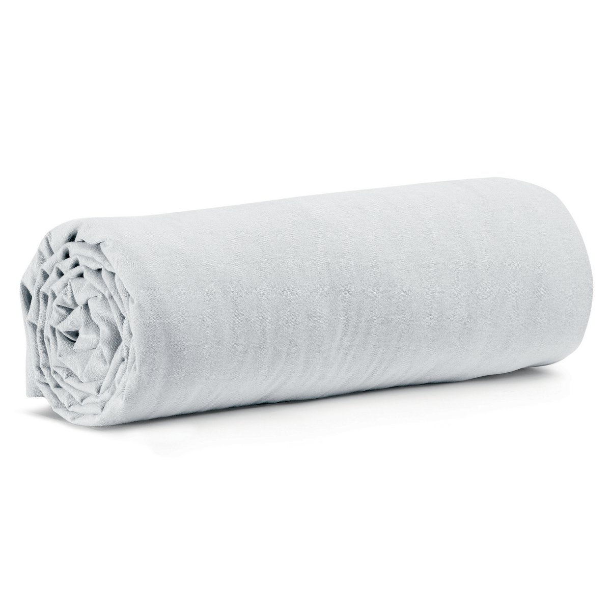 CALITA - Drap housse - Blanc - 140x190 bonnet 30 cm