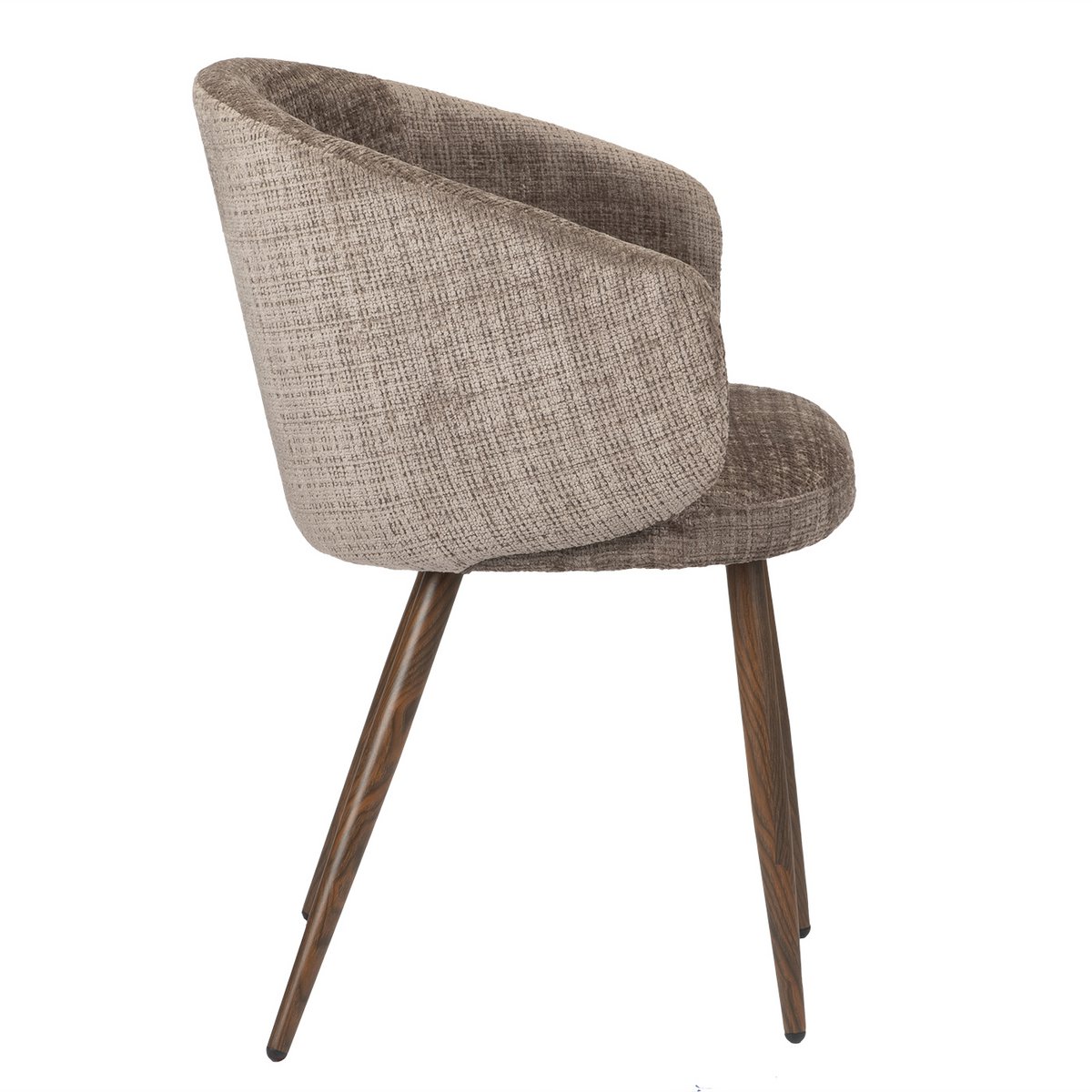 LUNA - Chaise gris (ensemble de 2)