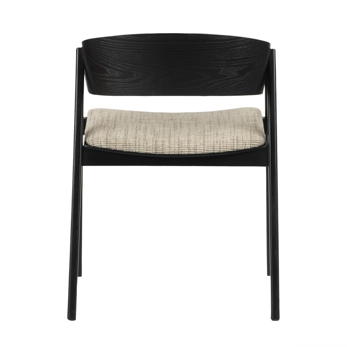 EDO - Fauteuil bois noir (ensemble de 2)